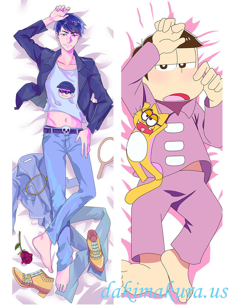 Osomatsu-kun Male Anime Dakimakura Japanese Hugging Body Pillow Cover